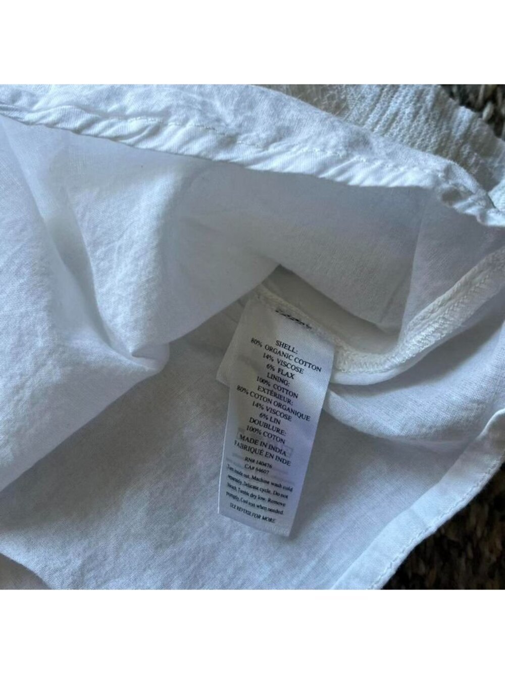 Faherty White T-Shirt Mini Dress Large Ruffles Cottagecore Traditional Fairy - Picture 3 of 7
